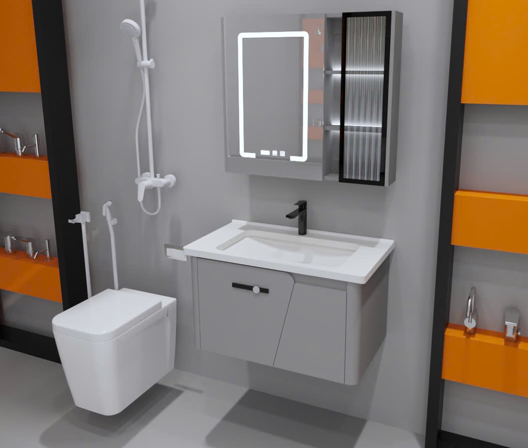 TỦ CHẬU LAVABO NHỰA PICO CAO CẤP VALLENCIA BC 80-701