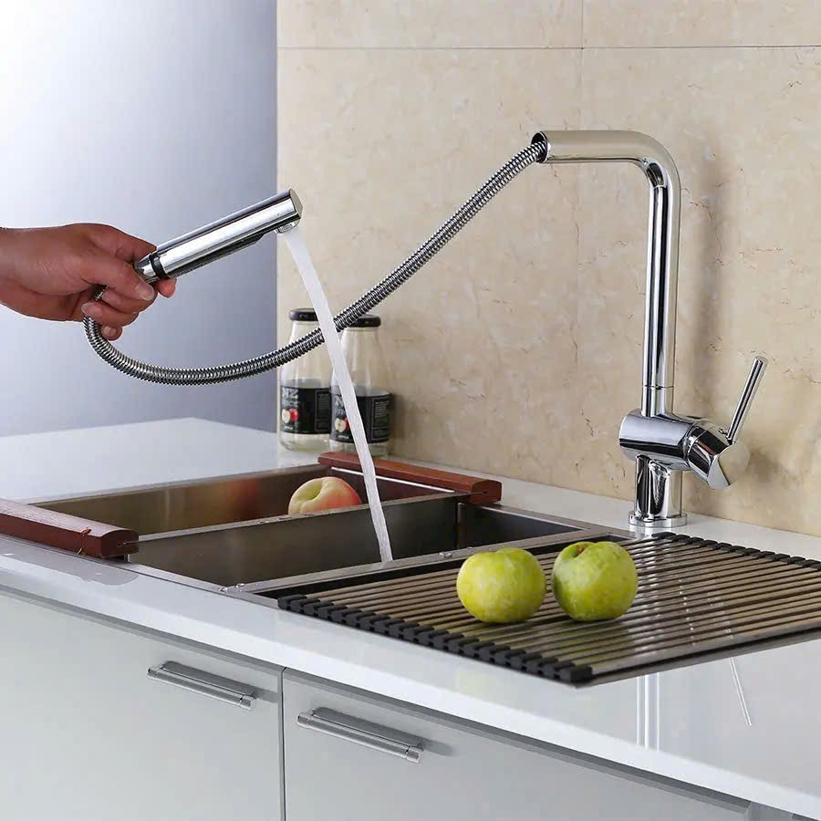 VKF 2205 VÒI RỬA BÁT NÓNG LẠNH RÚT DÂY VALLENCIA