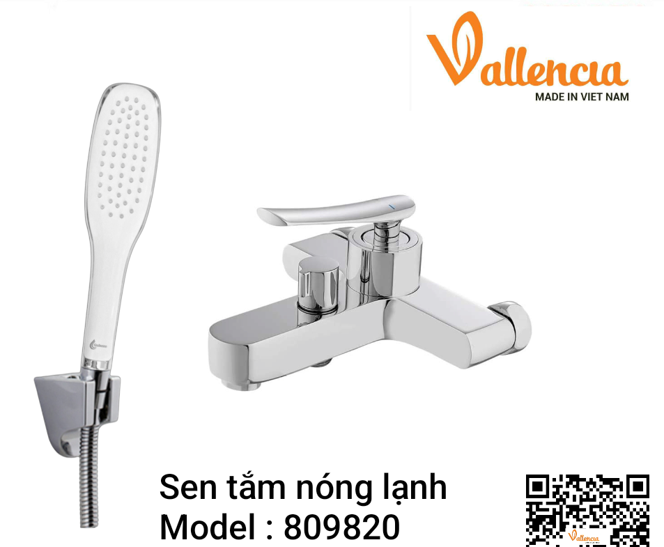 V809820 SEN TẮM NÓNG LẠNH VALLENCIA